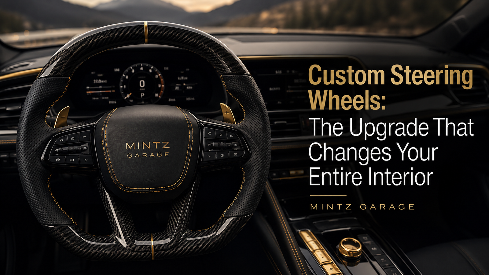 Custom Steering Wheels: The Upgrade That Changes Your Entire Interior