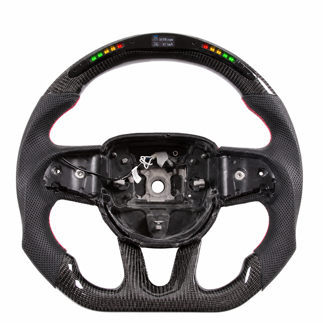 Dodge Charger Challenger Durango Ready-To-Ship Custom Carbon Fiber Steering Wheel (2015-2020)