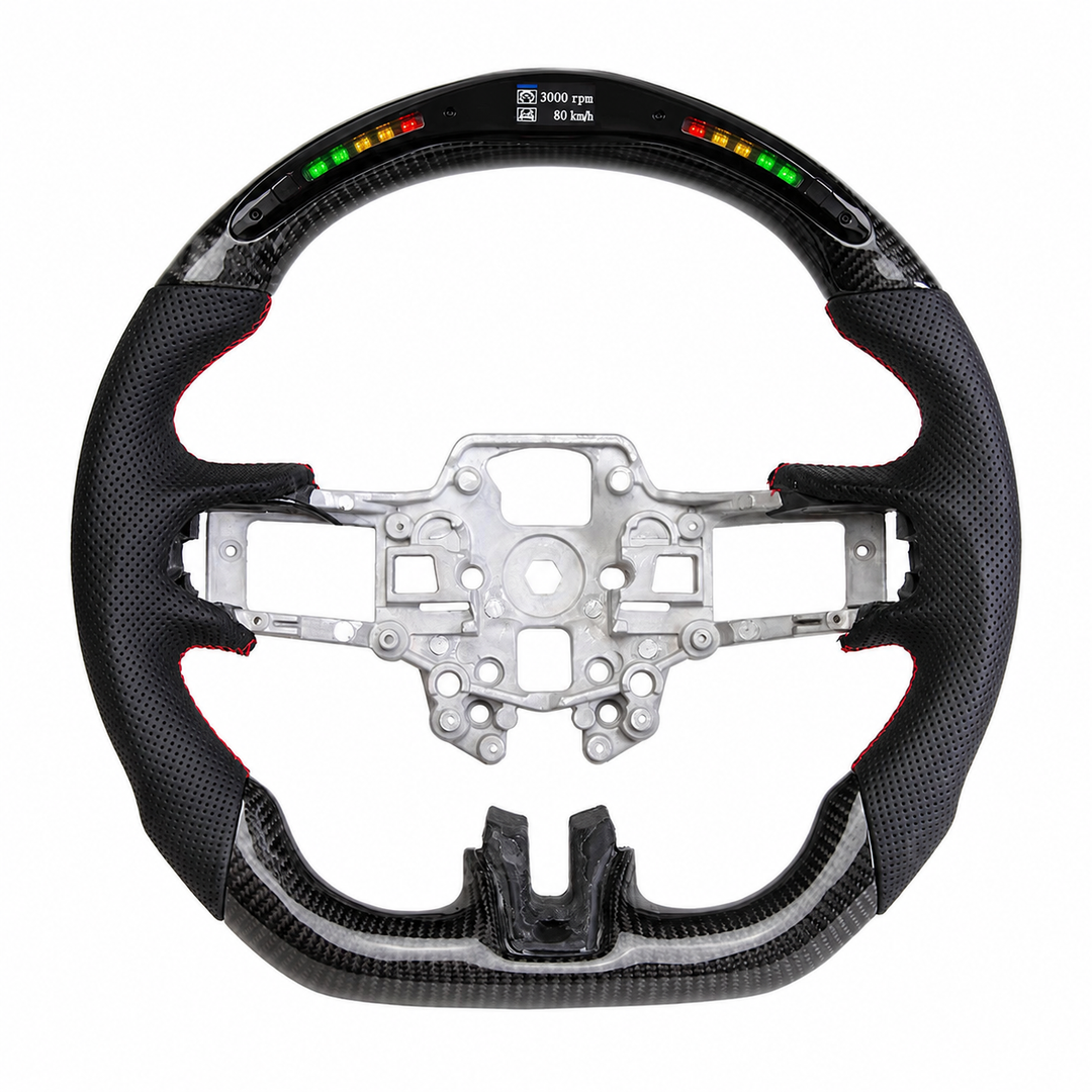 Ford Mustang Ready-To-Ship Custom Carbon Fiber Steering Wheel (2018-2021)