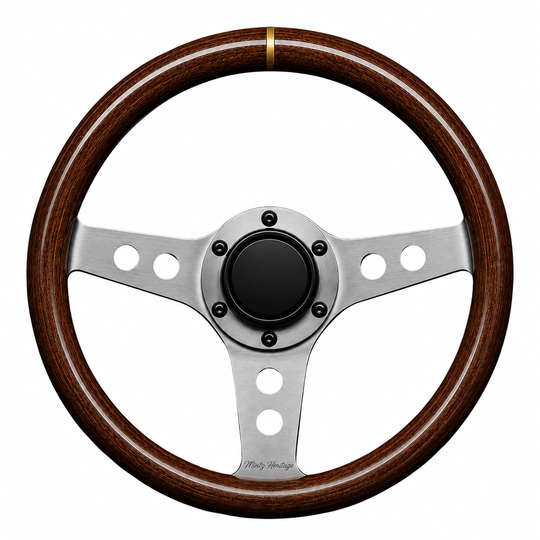 Mintz Heritage Woodgrain Steering Wheel - Universal 6-Bolt