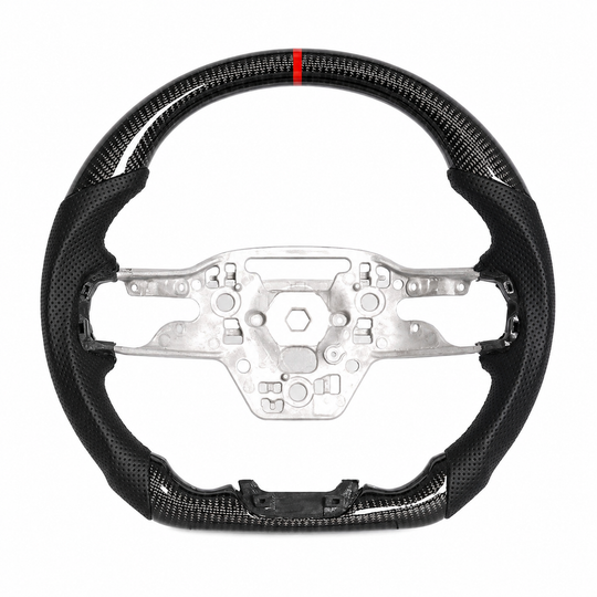Ford Mustang Ready-To-Ship Custom Carbon Fiber Steering Wheel (2024-2027)