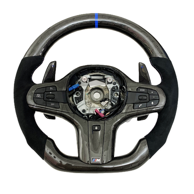 bmw carbon fiber steering wheel custom