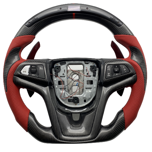 chevy camaro custom carbon fiber steering wheel