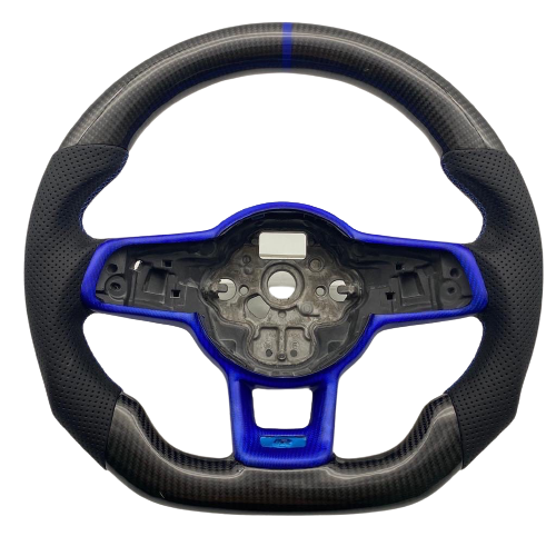 vw golf r gti custom carbon fiber steering wheel