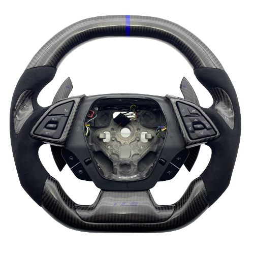 chevy camaro custom carbon fiber steering wheel