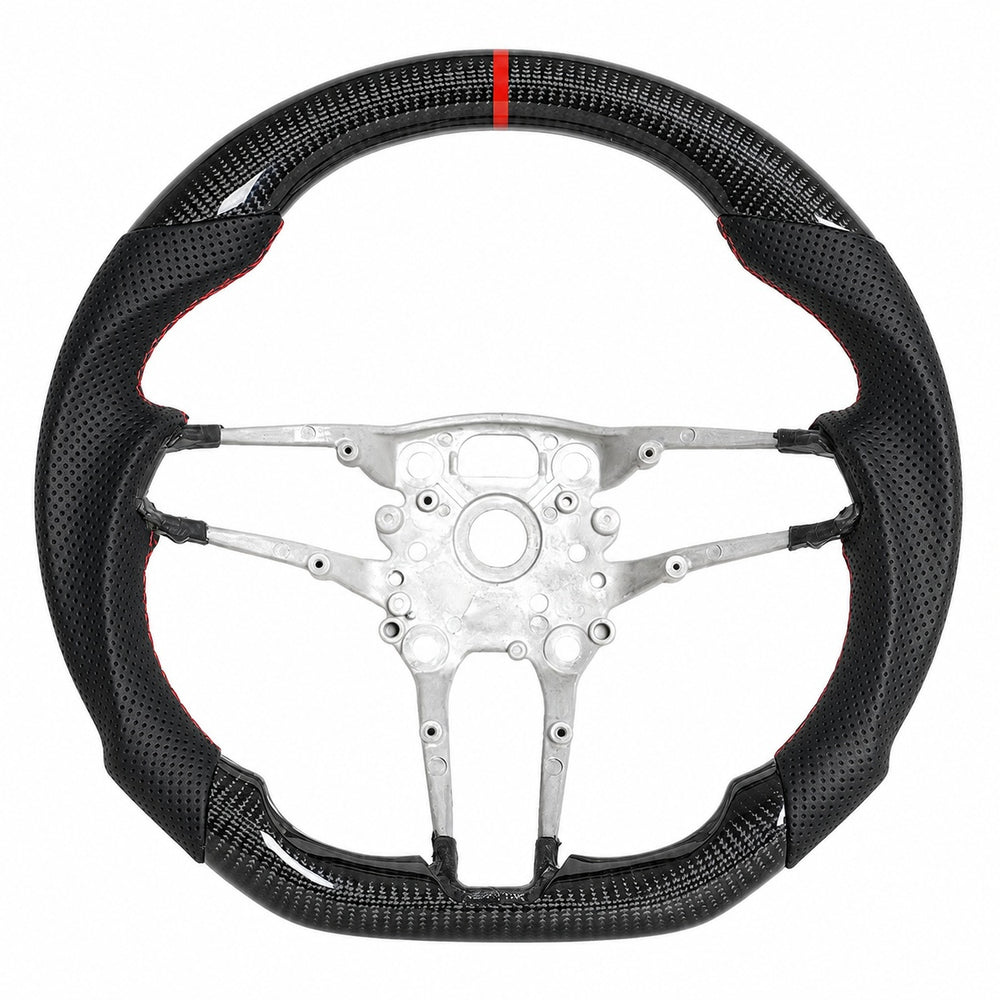Porsche Ready-To-Ship Custom Carbon Fiber Steering Wheel (2017-2024)