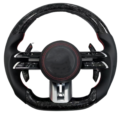 Custom forged carbon fiber steering wheel for mercedes-amg C63 E63 GLC63 GLC43 GLE53 GLE63