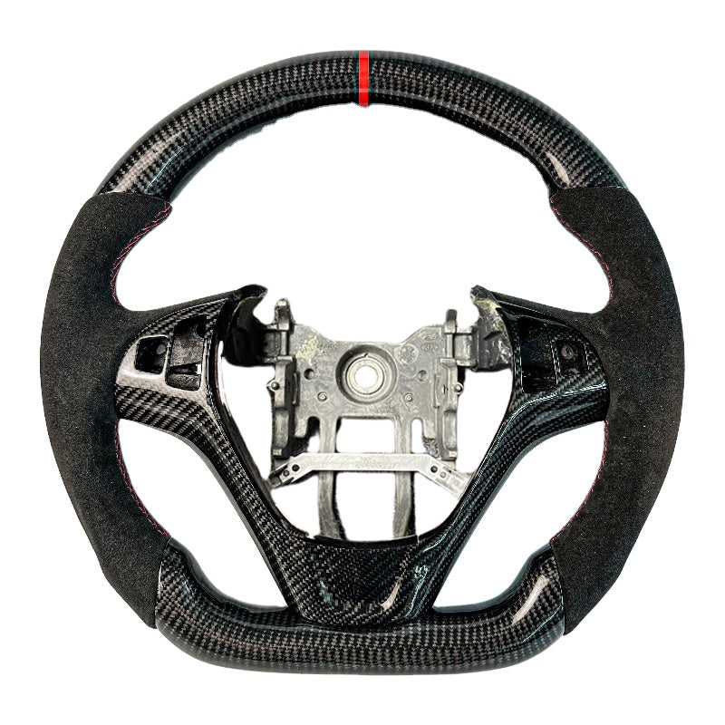 hyundai genesis coupe custom carbon fiber steering wheel