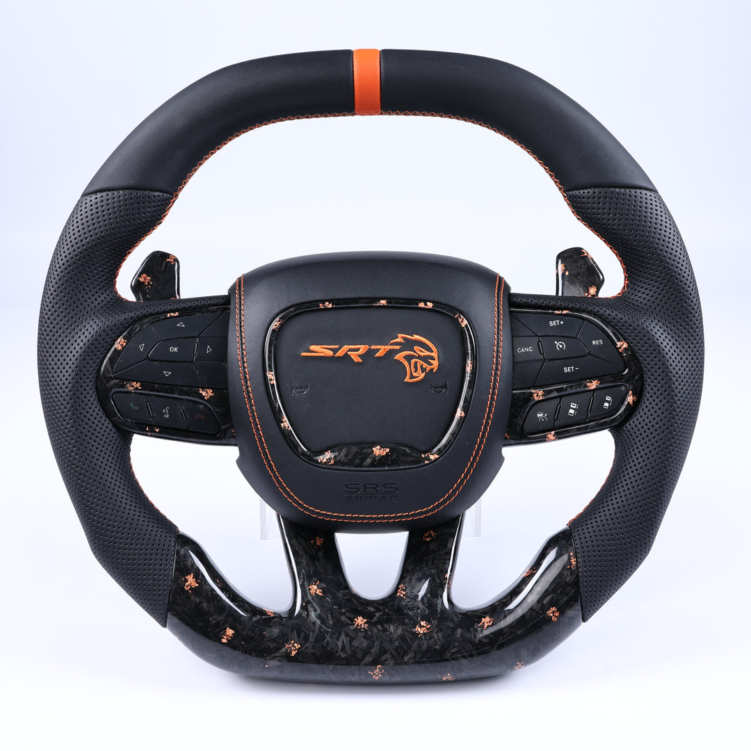 Ready-To-Ship Dodge Charger Challenger Durango Hellcat Custom Steering Wheel (2015-2023)