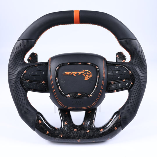 Ready-To-Ship Dodge Charger Challenger Durango Hellcat Custom Steering Wheel (2015-2023)