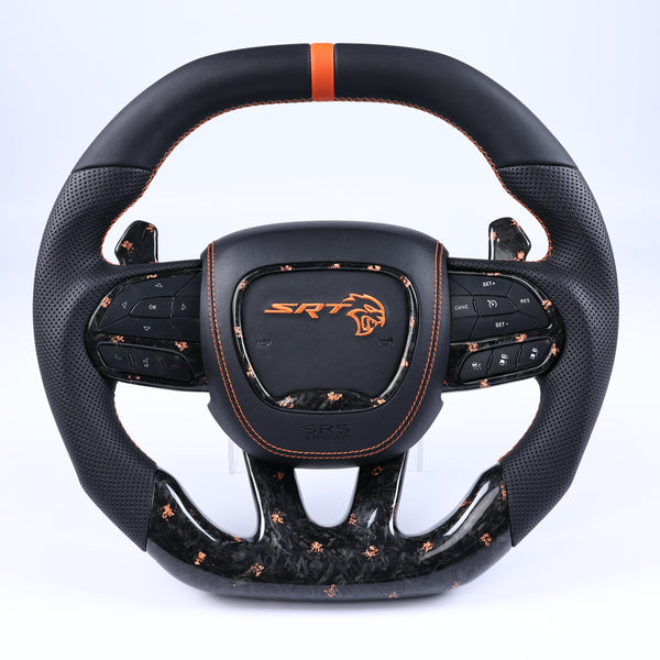 Ready-To-Ship Dodge Charger Challenger Durango Hellcat Custom Steering Wheel (2015-2023)