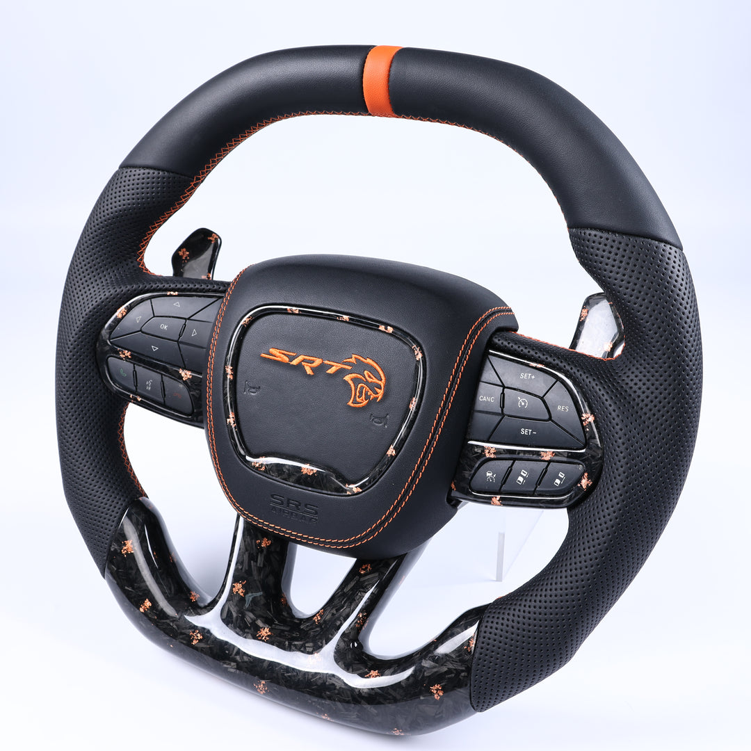 Ready-To-Ship Dodge Charger Challenger Durango Hellcat Custom Steering Wheel (2015-2023)
