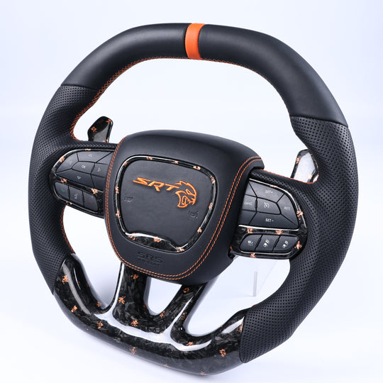 Ready-To-Ship Dodge Charger Challenger Durango Hellcat Custom Steering Wheel (2015-2023)