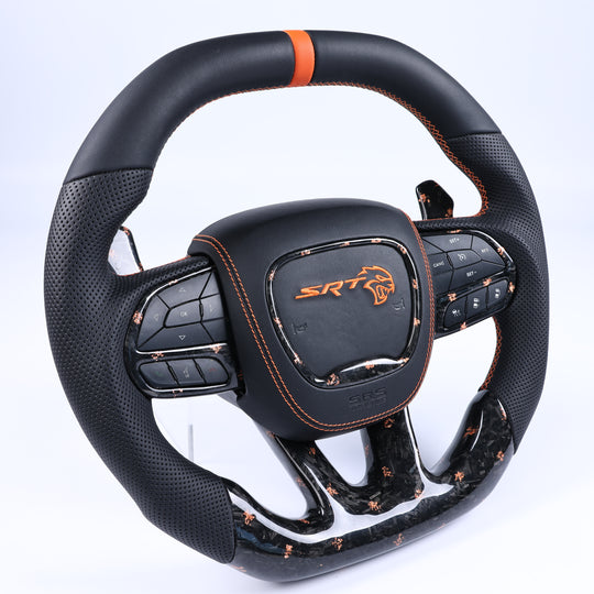 Ready-To-Ship Dodge Charger Challenger Durango Hellcat Custom Steering Wheel (2015-2023)