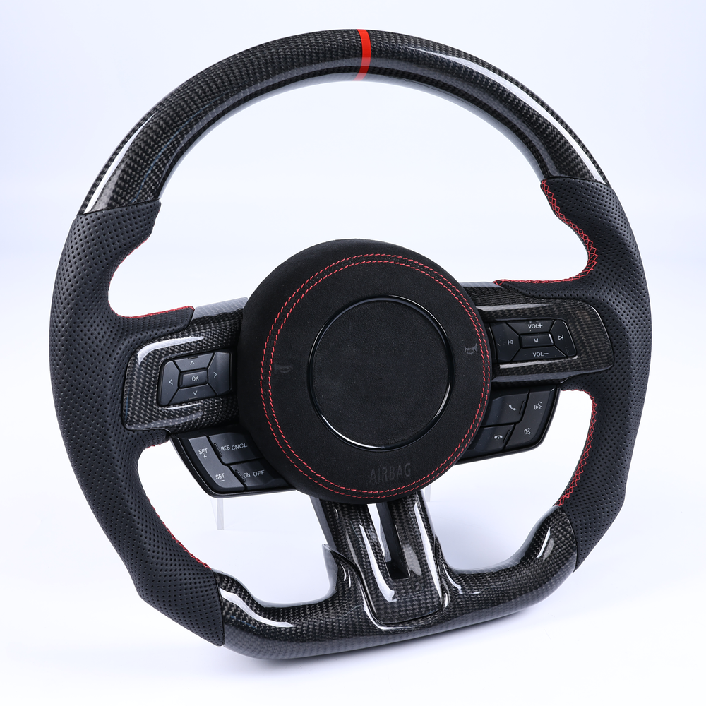 Ready-To-Ship Ford Mustang Custom Steering Wheel (2015-2023)