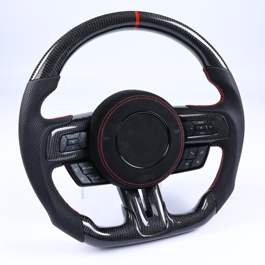 Ready-To-Ship Ford Mustang Custom Steering Wheel (2015-2023)