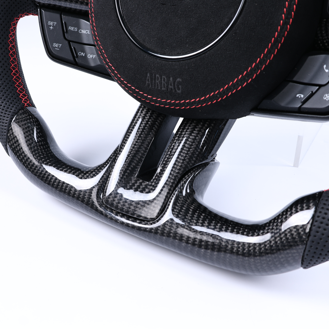 Ready-To-Ship Ford Mustang Custom Steering Wheel (2015-2023)