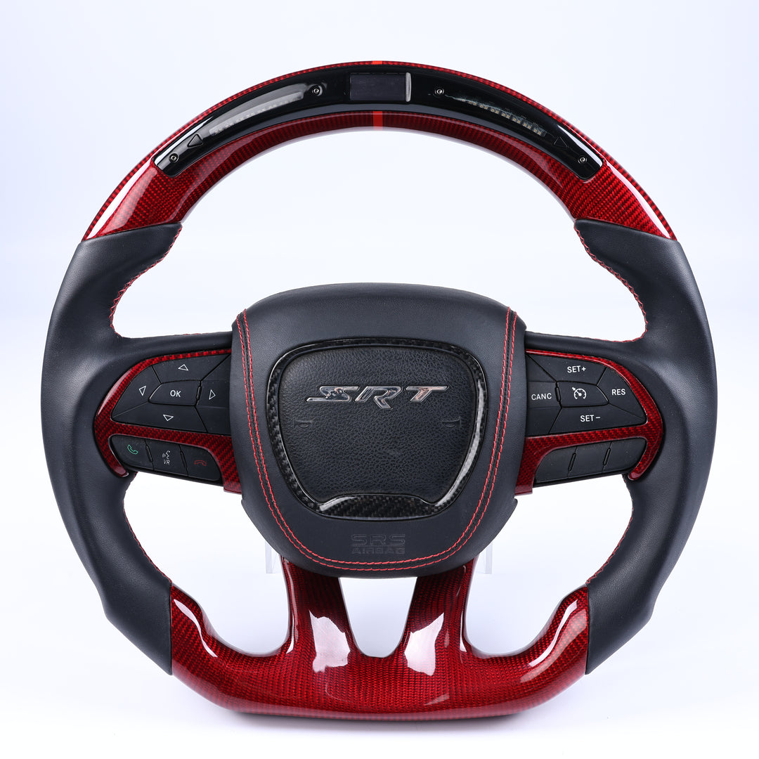 Ready-To-Ship Dodge Charger Challenger Durango Custom Steering Wheel (2015-2023)