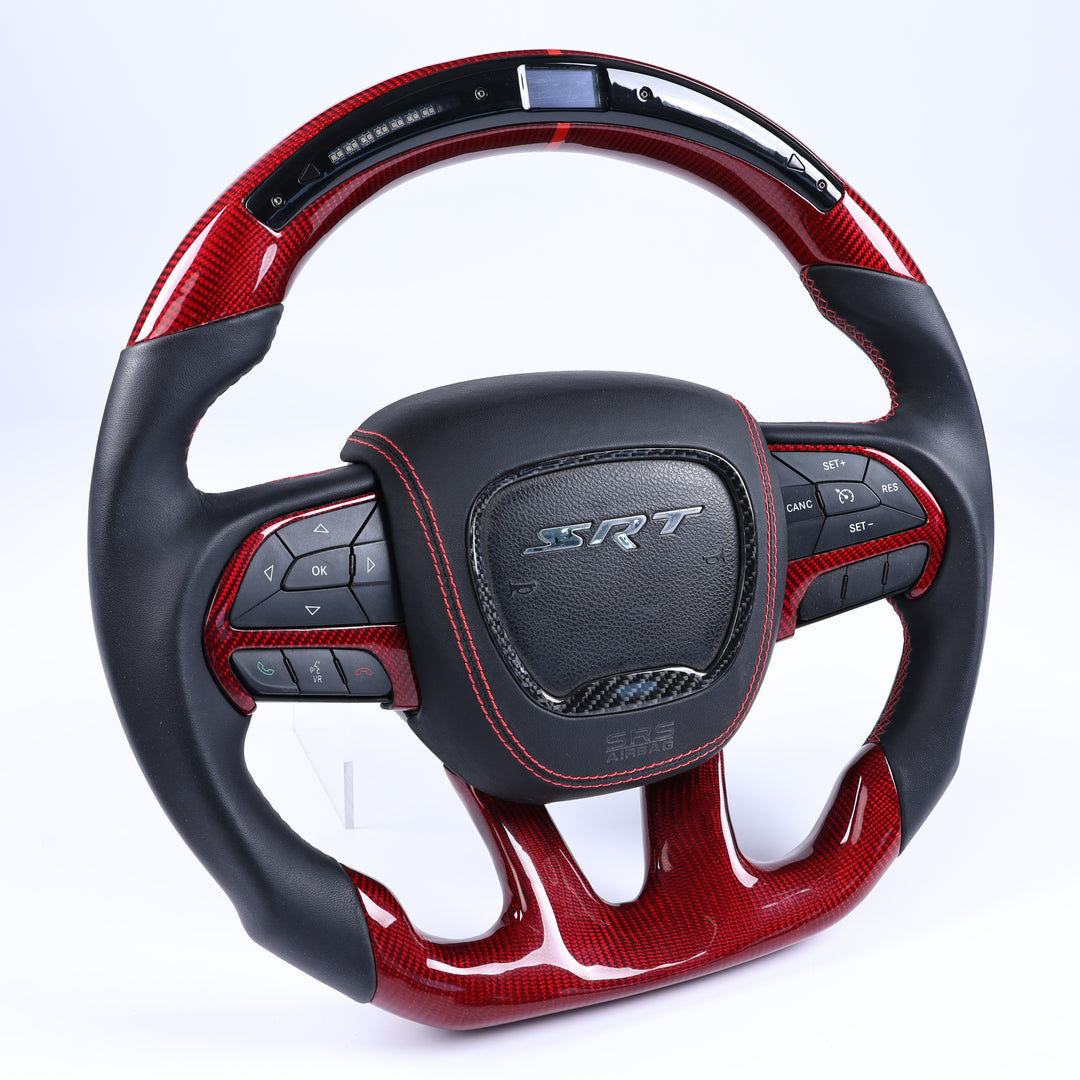 Ready-To-Ship Dodge Charger Challenger Durango Custom Steering Wheel (2015-2023)
