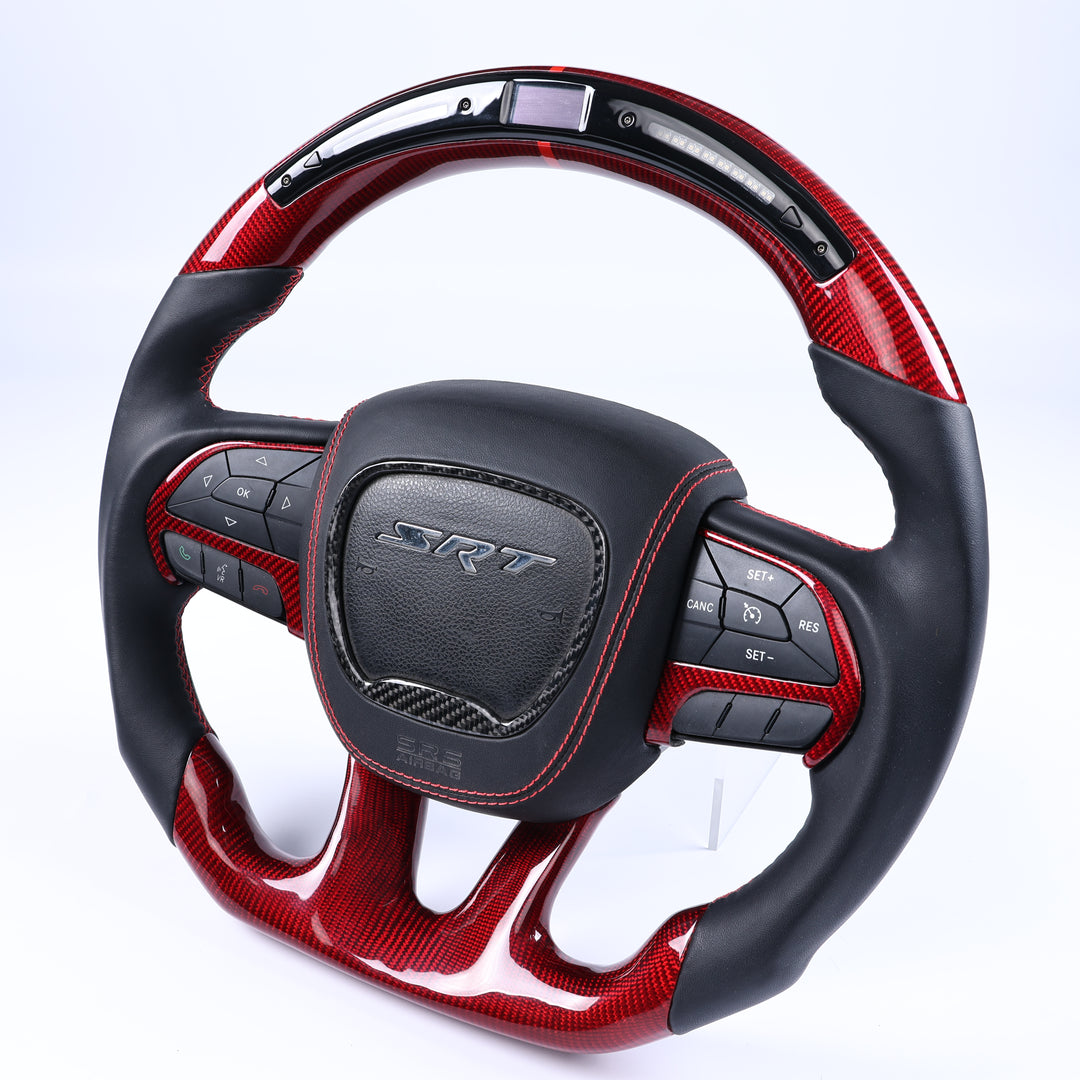 Ready-To-Ship Dodge Charger Challenger Durango Custom Steering Wheel (2015-2023)