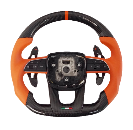 Lamborghini custom carbon fiber steering wheel