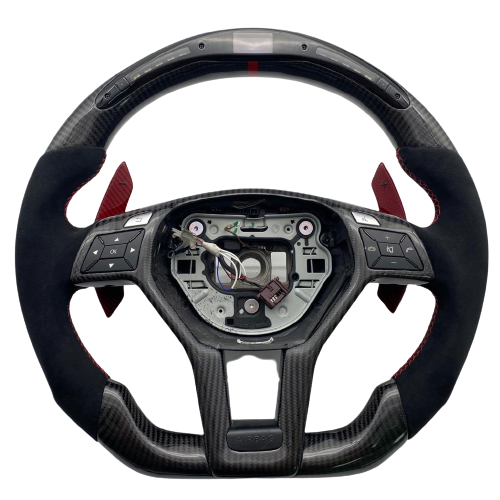 Mercedes custom carbon fiber steering wheel