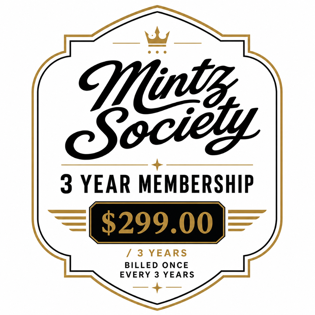 Mintz Garage Society 3-Year Membership