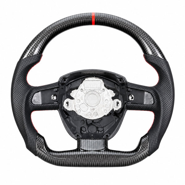 Audi Ready-To-Ship Custom Carbon Fiber Steering Wheel (2005-2009)