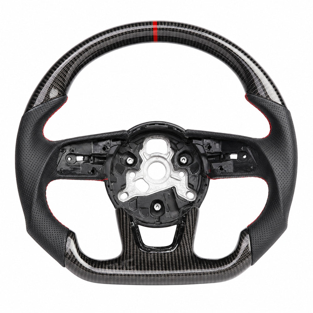 Audi Ready-To-Ship Custom Carbon Fiber Steering Wheel (2017-2024)
