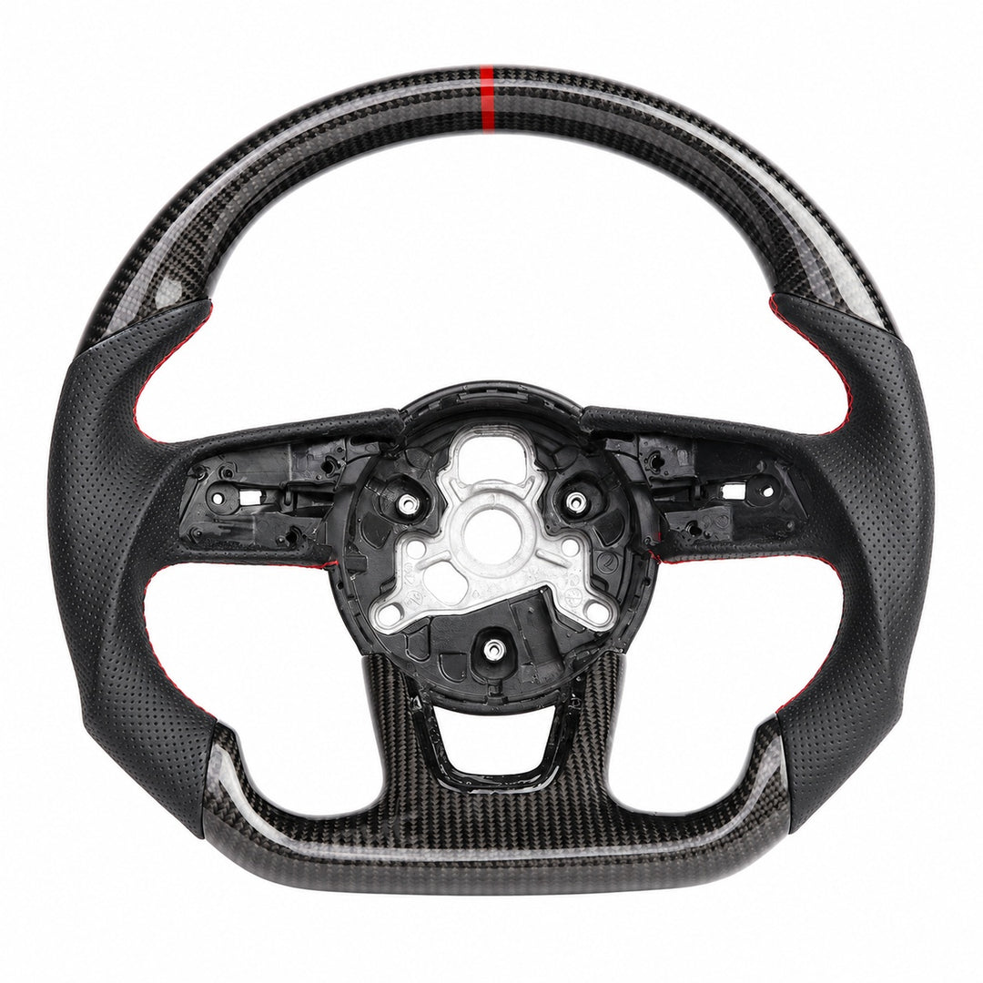 Audi Ready-To-Ship Custom Carbon Fiber Steering Wheel (2017-2024)