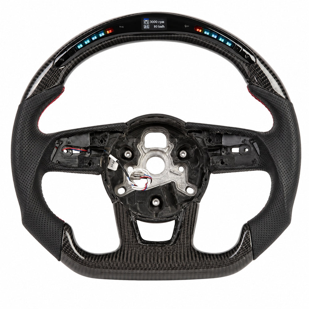 Audi Ready-To-Ship Custom Carbon Fiber Steering Wheel (2017-2024)