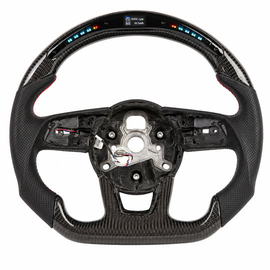 Audi Ready-To-Ship Custom Carbon Fiber Steering Wheel (2017-2024)
