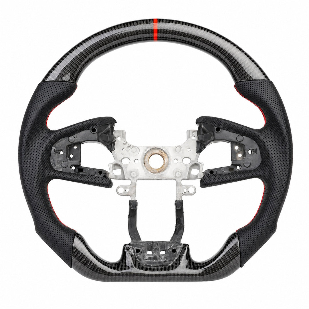 Honda Civic Ready-To-Ship Custom Carbon Fiber Steering Wheel (2016-2021)