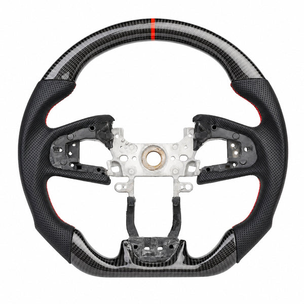 Honda Civic Ready-To-Ship Custom Carbon Fiber Steering Wheel (2016-2021)