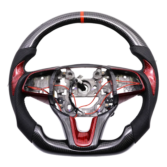 genesis g70 custom carbon fiber steering wheel