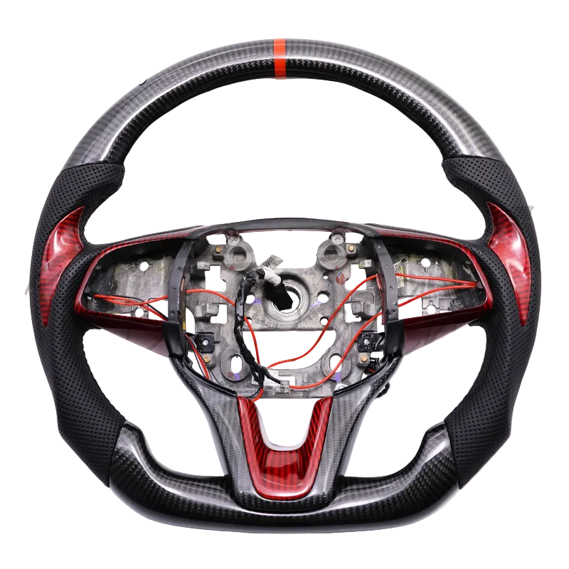 genesis g70 custom carbon fiber steering wheel