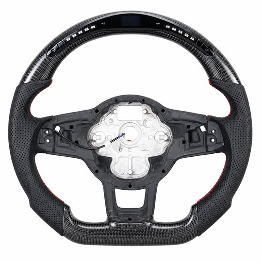 Volkswagen GTi Mk7 Ready-To-Ship Custom Carbon Fiber Steering Wheel (2015-2021)