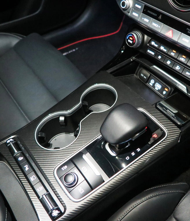 Kia Stinger US Spec Custom Carbon Fiber Center Console