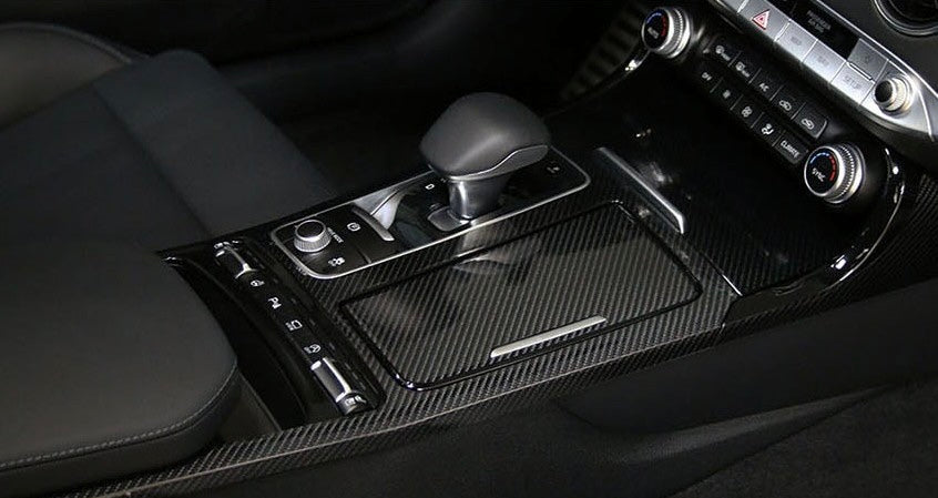 Kia Stinger Korean Spec Custom Carbon Fiber Center Console