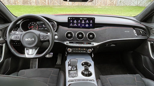 Kia Stinger Alcantara Suede Dashboard