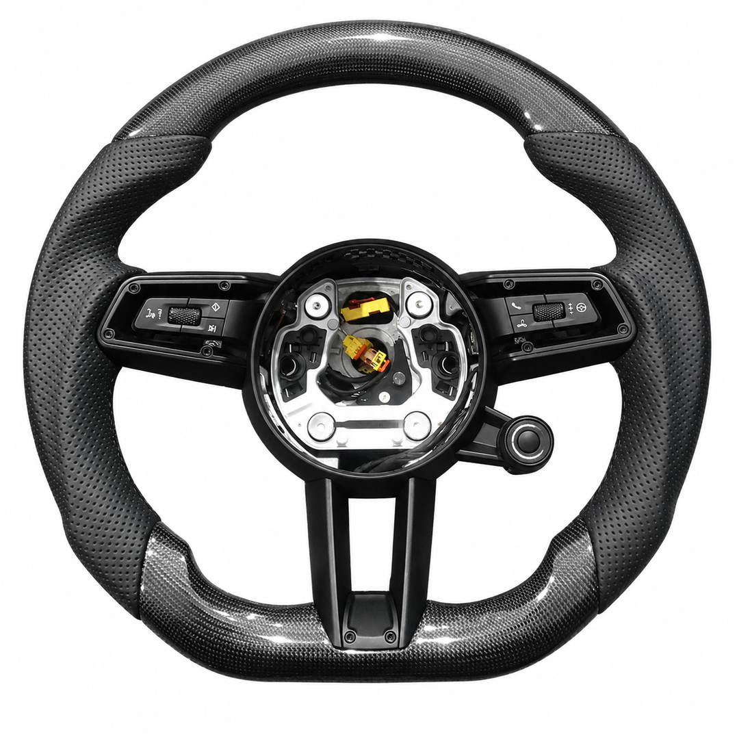 Porsche Ready-To-Ship Custom Carbon Fiber Steering Wheel (2017-2024)